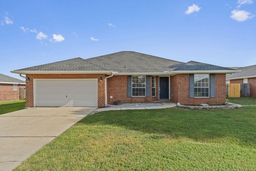 Behold the charm and comfort of your new home at 203 Citadel Lane in the heart of Crestview, FL. This splendid 1,928 sq ft property offers an abundance of space with four spacious bedrooms, perfectly designed for relaxation and peace. With two full bathrooms, you'll never experience the morning rush again. Imagine the joy of creating culinary delights in a kitchen that flows seamlessly into the living spaces, ideal for entertaining and everyday living. Natural light floods the home, creating a warm and inviting atmosphere throughout. The open layout ensures that every corner of this home is both functional and stylish