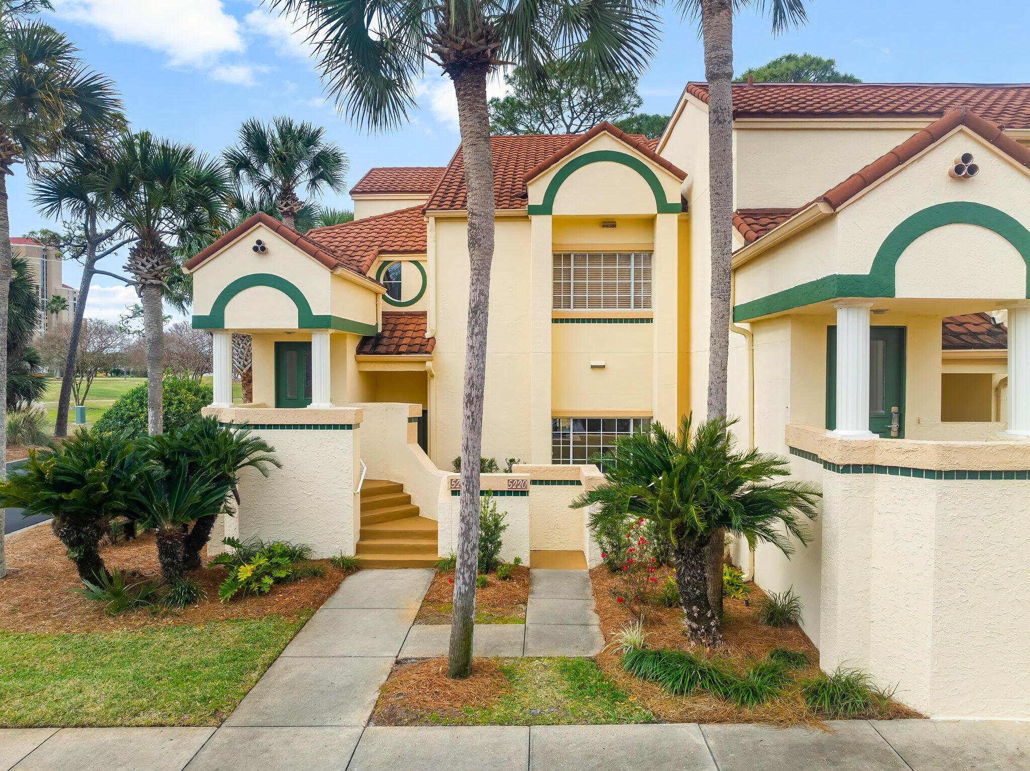 This highly sought-after, corner condominium offers the perfect blend of comfort and convenience. Located along the 15th fairway of the prestigious Baytowne Golf Course, this bright and spacious single-story home is ideal for a full-time residence or vacation retreat. Completely renovated in 2022, this condo boasts a host of modern updates, including a brand-new HVAC system, water heater, stainless steel appliances, custom cabinetry, and stylish solid surface flooring throughout. Both bathrooms feature elegant double-sink vanities, adding a touch of luxury to daily living.  The open concept layout is enhanced by a custom-built banquette in the dining area, offering a cozy space for family meals, with two sets of doors leading to a screened-in patio--perfect for indoor-outdoor living. No detail was overlooked in this custom renovation.  The kitchen has new cabinets with quartz countertops and a coordinating decorative backsplash.  Stainless steel appliances complete the design and include a wine/beverage center.  Open two antique doors to access the pantry from the kitchen where custom shelving was installed.  

Recent additions include an outdoor screened lanai with an additional outdoor open patio for dining under the stars.  Enjoy gulf breezes from this home with easy walking access to the gulf.  For added flexibility, a hallway bunk area provides extra sleeping space for guests.  This unit also has a designated parking spot with power for a golf cart.

Sold furnished, this condo is a fantastic opportunity to own a beautifully updated home in one of the most desirable locations in Sandestin. 

Sandestin Golf and Beach Resort beckons with its unparalleled beauty offering pristine beaches, four championship golf courses, 15 world class tennis courts, pickle ball courts, a marina, fitness center, spa, and exquisite dining options. Explore the charming Village of Baytowne Wharf and beyond, all located within Sandestin Golf and Beach Resort. 

Discover the art of resort living within the gates of this magnificent community, where every amenity is easily accessible by golf cart or bicycle. Embark on a journey through 2,400 acres of coastal paradise, where nature, luxury, and convenience intertwine seamlessly amidst lush landscapes and shimmering waters. This is more than a home; it's a masterpiece of resort living redefined. Welcome to Sandestin.

Don't miss out! Call today to schedule your private tour.

All dimensions should be verified.
