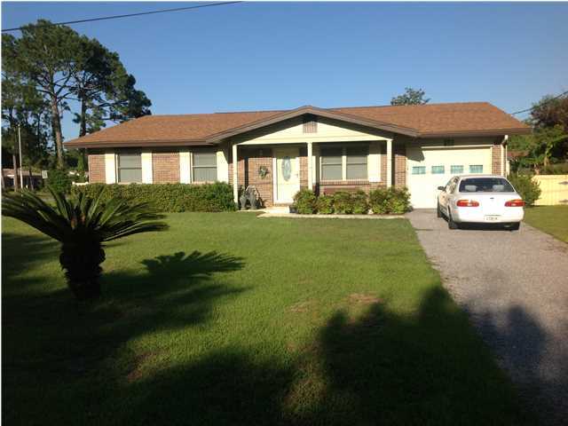 You will absolutely fall in love with this all electric, well maintained home 5 minutes to Eglin AFB main gate.! Owners have added so many upgrades: Tile and laminate floors, loads of new kitchen cabinets with 2 small appliance garages, formica backsplash behind counters, sink, faucet, range/oven, dishwasher, and a brand new hot water heater. Refrigerator is negotiable. They do not use the icemaker in the refrigerator so it is not warranted. 20'x 20 great room looks out on the covered porch and privacy fenced yard. Separate dining room, 3 bedrooms plus a 4th bedroom used as an office. The master suite is awesome! Bedroom is 20x20 and the huge walk-in closet is 10x10. The inside Laundry is located right off the master suite which is so handy, and washer and dryer convey.. The Master Bath