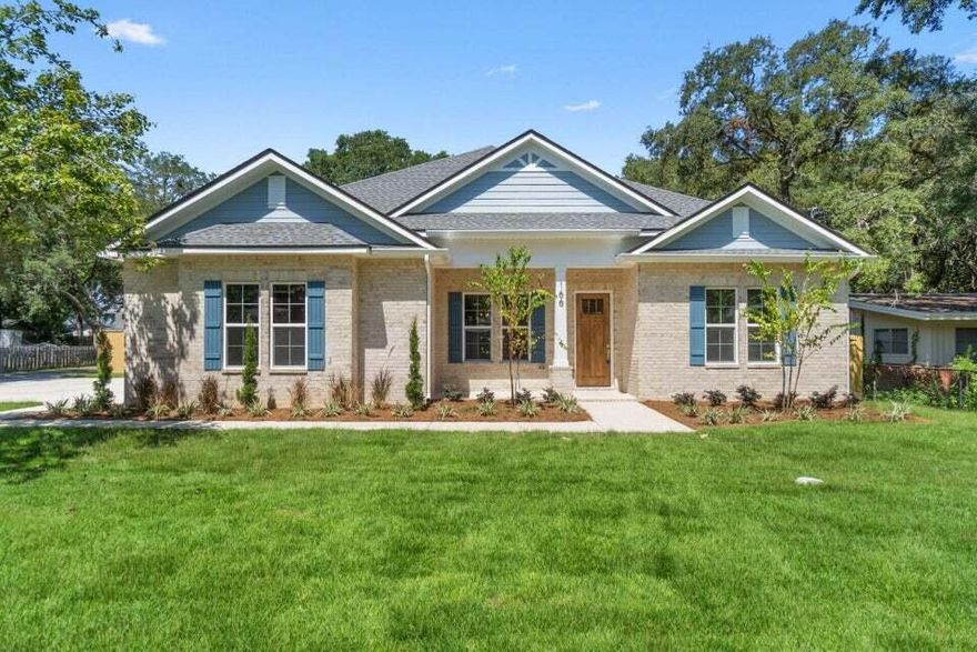 New Construction Ready Soon - Move In Before Christmas! Welcome to 824 Turnberry Cove, where luxury, craftsmanship, and modern convenience meet in the heart of Bluewater Bay. This immaculate 6-bedroom, 3-bathroom, 3-car garage home is loaded with upgrades included in the price, features you won't find with other builders. From the moment you enter through the custom wood and glass front door, you'll notice the attention to detail throughout the open and airy layout designed for both comfort and entertaining. The foyer is flanked by a study with French doors and closet (perfect for the sixth bedroom) and an elegant formal dining room with trey ceilings and stylish lighting. At the center of the home, the gourmet kitchen is a chef's dream featuring a custom cabinet hood vent, built-in beverage cooler in the pantry, oversized island, abundant cabinet space and high-end stainless steel appliances. The kitchen flows seamlessly into the great room, where trey ceilings, a gas fireplace with a custom mantel, built-in cabinetry, and floating shelves create the perfect atmosphere for gatherings. Triple sliding glass doors open to a 24-foot covered patio complete with a gas stub for grilling or a future outdoor fireplace. The primary suite is a true retreat featuring private patio access, a spa-like bathroom with double vanities, granite countertops, a freestanding tub, walk-in shower, linen closet, and an oversized 8.5' x 11' walk-in closet. The split-bedroom layout ensures privacy, with two separate wings each offering their own full bathroom, ideal for guests or family. Additional highlights include luxury LVP flooring throughout, crown molding, cased openings, ceiling fans, a tankless gas water heater, gas furnace, gas dryer hookup, pull-down attic access, sprinkler system, and a spacious side-entry 3-car garage. This builder has spared no expense and included every premium feature in the price, setting this home apart from others. Perfectly blending timeless design with modern sophistication, this home is truly move-in ready and unmatched in value. Homes of this quality in Bluewater Bay don't last long, schedule your showing today and make this stunning home yours before the holidays!