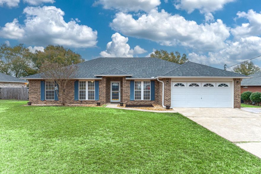 This home will Tickle your fancy! Split floor plan, formal dining, island and gas appliances in kitchen and eat-in breakfast area. Master bath features to vanities, separate shower and soaker tub. Living room has a gas fireplace with views of the fully fenced back yard. Screened in back porch makes for grilling and back yard entertaining easy. 2 car garage and extra parking for RV or dealers choice. Roof 2018, Hvac/Furnace 2019, Water Heater 2021, Expanded Driveway, and Septic was pumped last 11/2023.