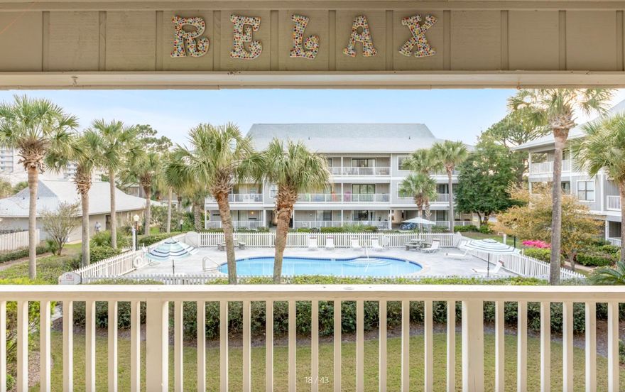 Ideally located near the Seagrove Regional Beach Access, this second-floor condo at Beachwood Villas offers the perfect blend of comfort and coastal charm along 30A. Featuring 3 bedrooms and 2.5 bathrooms, this condo is fully furnished, thoughtfully updated and turn key! Step outside and enjoy the sunsets on your covered balcony or take a short stroll and enjoy the Gulf's iconic white sand and turquoise waters.Beachwood Villas enhances the lifestyle with two pools, lush green spaces, and well-lit tennis and shuffleboard courts--ideal for both relaxation and recreation. Whether you're seeking a personal beach retreat or a vacation-ready investment, this condo is your effortless gateway to 30A living!!