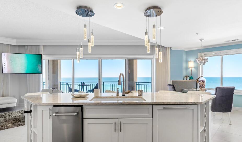 The Special Penthouse suite is being offer for sale ,12th floor condo with breathtaking panoramic views of The Gulf of America. Southwinds is a rental-restricted community with a private pool and deeded beach access affording its owners exclusivity and privacy. ''Newly Renovated''with the elegant furnishings throughout, SUBZERO/BOSCH APPLIANCES, each suite is VERY spacious, sliding glass doors that open to a wraparound balcony overlooking the Gulf/Bay Gorgeous resort and bay views can be seen from the balcony of the second master suite You will find great storage in this condominium with large closets and a climate storage on the ground level. This property is SOLD FULLY FURNISHED.
