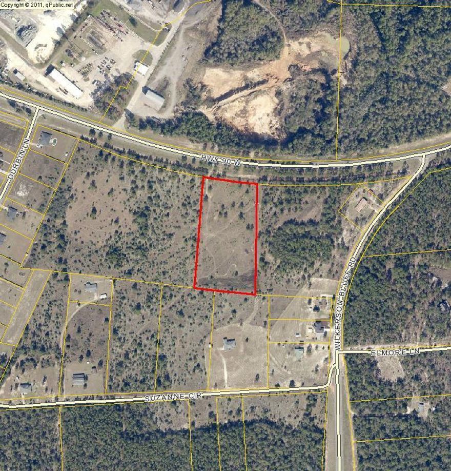 Wonderful 5+ acre parcel with 338 feet of frontage on Highway 90 West just outside of Crestview! Parcel is mostly cleared but does have some mature trees. Make an appointment to see this great homesite today!