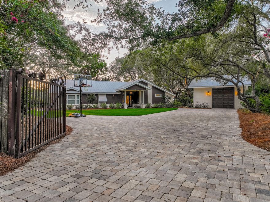 Welcome to 58 Initial Lane, a beautifully remodeled waterfront gem that combines luxurious living with serene natural beauty. This unique home features 4 bedrooms and 3 bathrooms all on one level, designed with meticulous attention to detail for ultimate ease of living. The interior showcases original hardwood floors and upscale finishes throughout, with a completely remodeled kitchen and bathrooms that add a touch of modern elegance. Step outside to discover your private dock and boat lift, set on a deep-water bayou with direct access to Choctawhatchee Bay. Ideal for fishing enthusiasts, the property offers breathtaking sunsets and a tranquil setting in a quiet neighborhood with no HOA restrictions. Every detail of this home has been thoughtfully designed to enhance comfort and style. The standout feature is the waterfront primary bedroom, which includes a private, secluded sitting room perfect for relaxation. The spa-like master bathroom is a highlight, featuring an original clawfoot tub that adds a touch of timeless elegance. Don't miss this rare opportunity to own a piece of waterfront paradise. Schedule your private showing today!