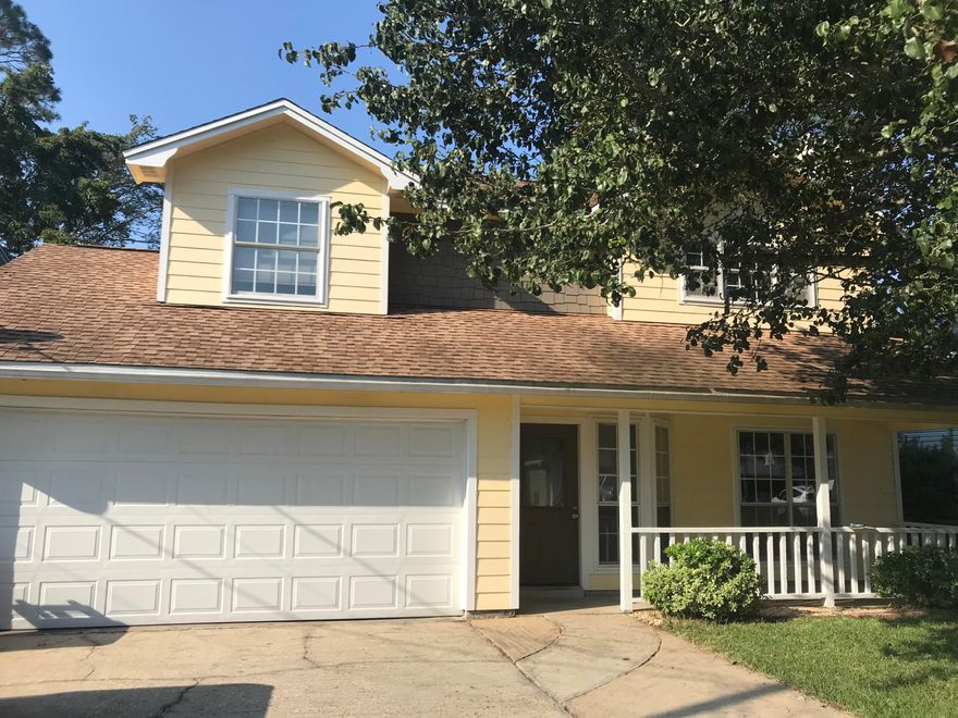 Updated single family home located on quaint lake. 3 bedrooms, 2.5 baths with new carpet and newly professionally painted.