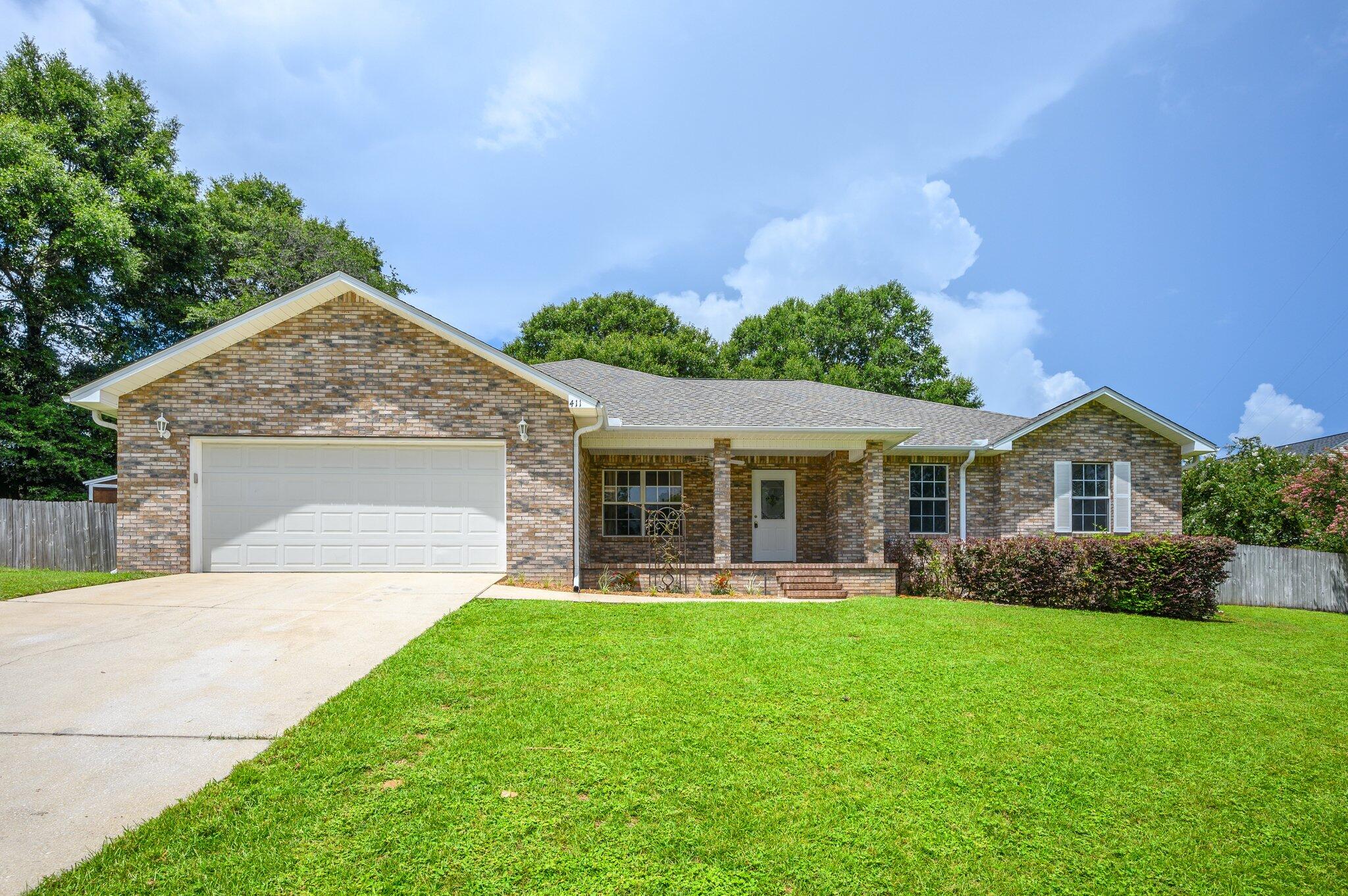 BRAND NEW ROOF!! Beautiful 4 bd/2 ba all brick home w/ nice yard, irrigation system and mature crepe myrtles that are currently in full bloom. The home features a semi open floor plan and fresh paint throughout (including all trim, doors, etc...) The spacious living room features a fireplace and kitchen comes complete with all appliances including refrigerator. The home has both a formal dining room and breakfast area. Nice master suite is large enough to accommodate all of your large furnishings. Master bathroom has dual vanities, walk-in closet, garden tub and separate shower. Nice sized guest bedrooms. The backyard is fenced and has a small patio for grilling. Old Bethel Estates is located very convenient to town. Buyer to verify all areas of importance.