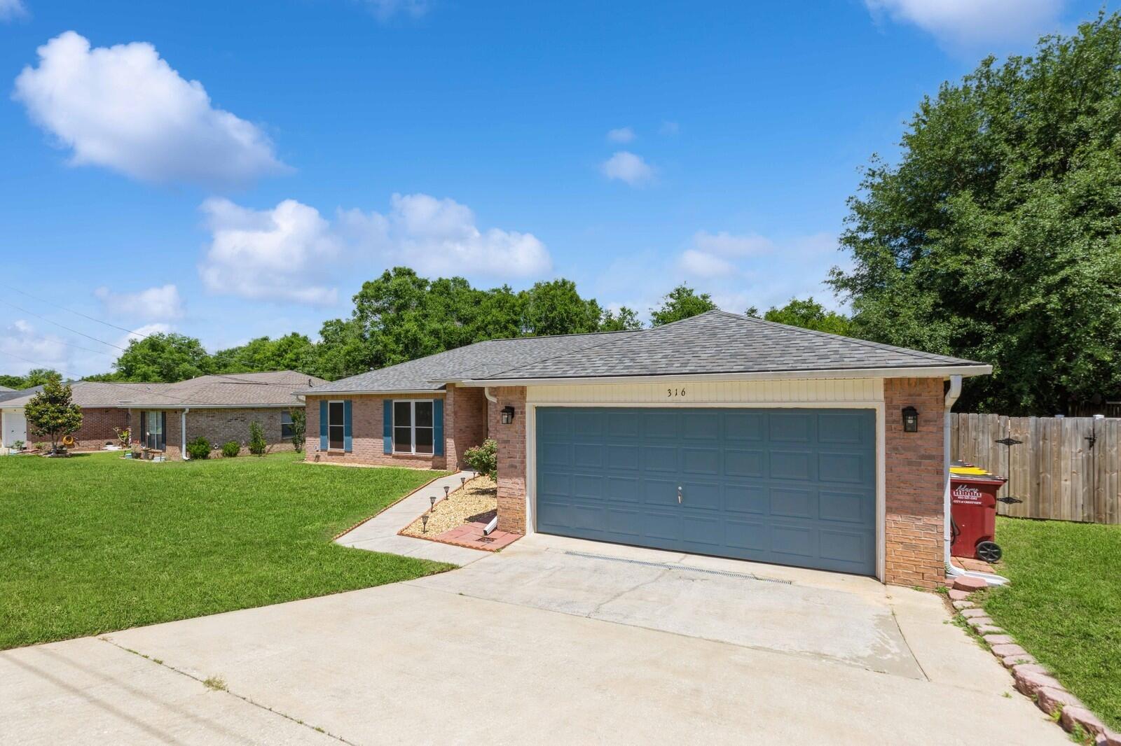 SALE OR RENT! Updated all-brick 4BR/2BA home on a quiet cul-de-sac street--ideal for military and family living! Close to Duke Field, 7th group, Eglin AFB, and not far from beaches either! Assumable 3.125% VA loan + $5,000 closing cost credit (NO creative/sub-to offers!). Backs to a vegetative buffer for added peace and privacy. Newer roof (2020), HVAC (2021), energy-efficient windows (2022) w/ lifetime transferable warranty, and beautiful wood floors (2022). Neutral paint throughout main areas, and an updated kitchen. Move-in ready and packed with value! Out back, you'll find a screened deck perfect for entertaining, fenced backyard with a natural slope, and space to play or garden. Your new home is move-in ready, packed with value, and has plenty of room to relax and grow! Don't miss it!