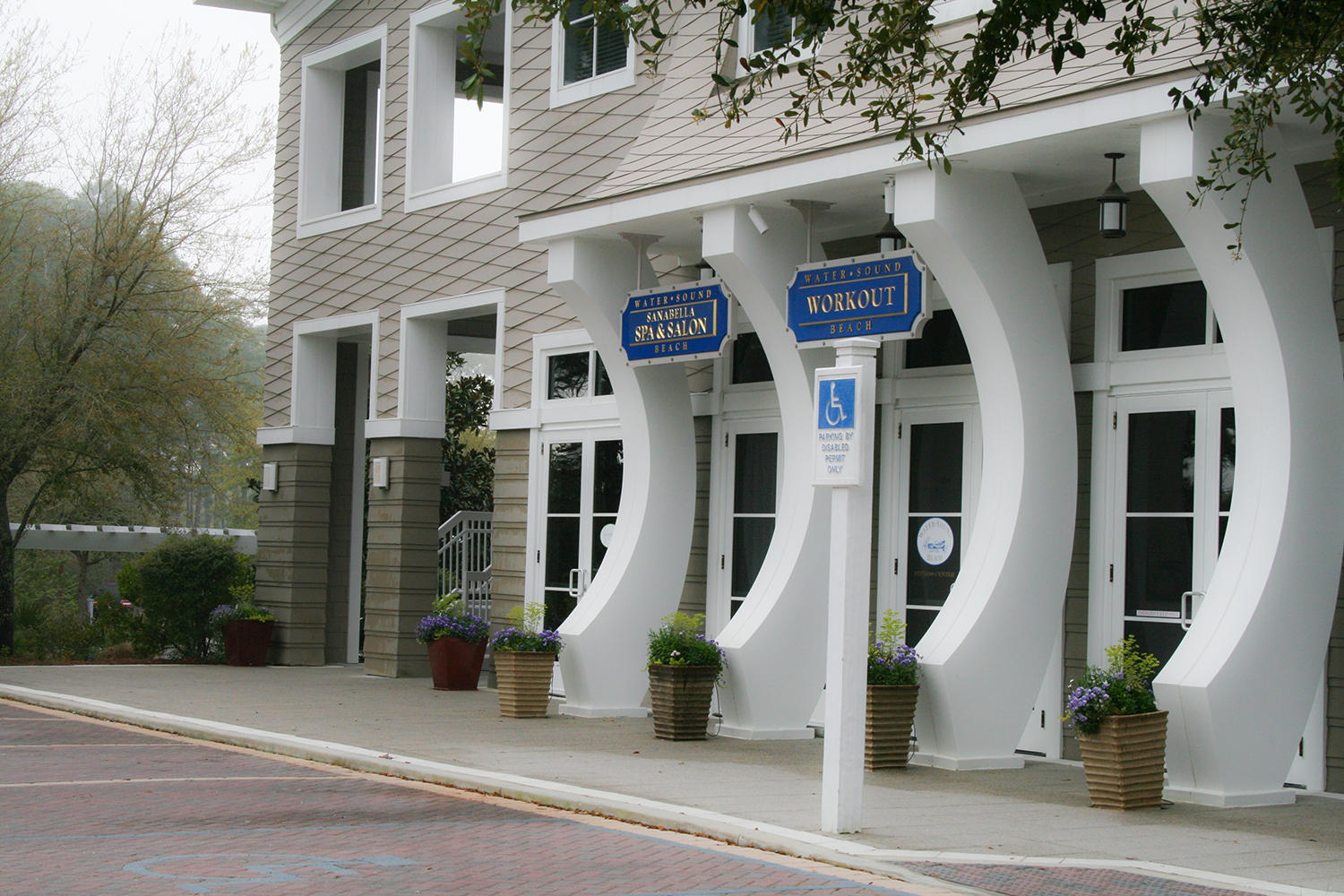 High-end salon located in the heart of Watersound Beach available for lease. Located on the 1st floor of the Gatehouse on Highway 30, at the primary entrance to the Watersound Beach neighborhood. Suite 1-140 is 1,534 square feet comprised of 3 private treatment rooms with showers, a shampoo room, reception area, break room, 1 private restroom and 3 hair stations. There is a generous amount of storage available as well as one private room designated for acrylic nails. Large transom windows, gorgeous wood-style laminate flooring and high ceilings compliment this impressive salon. There is also surround sound throughout the salon.