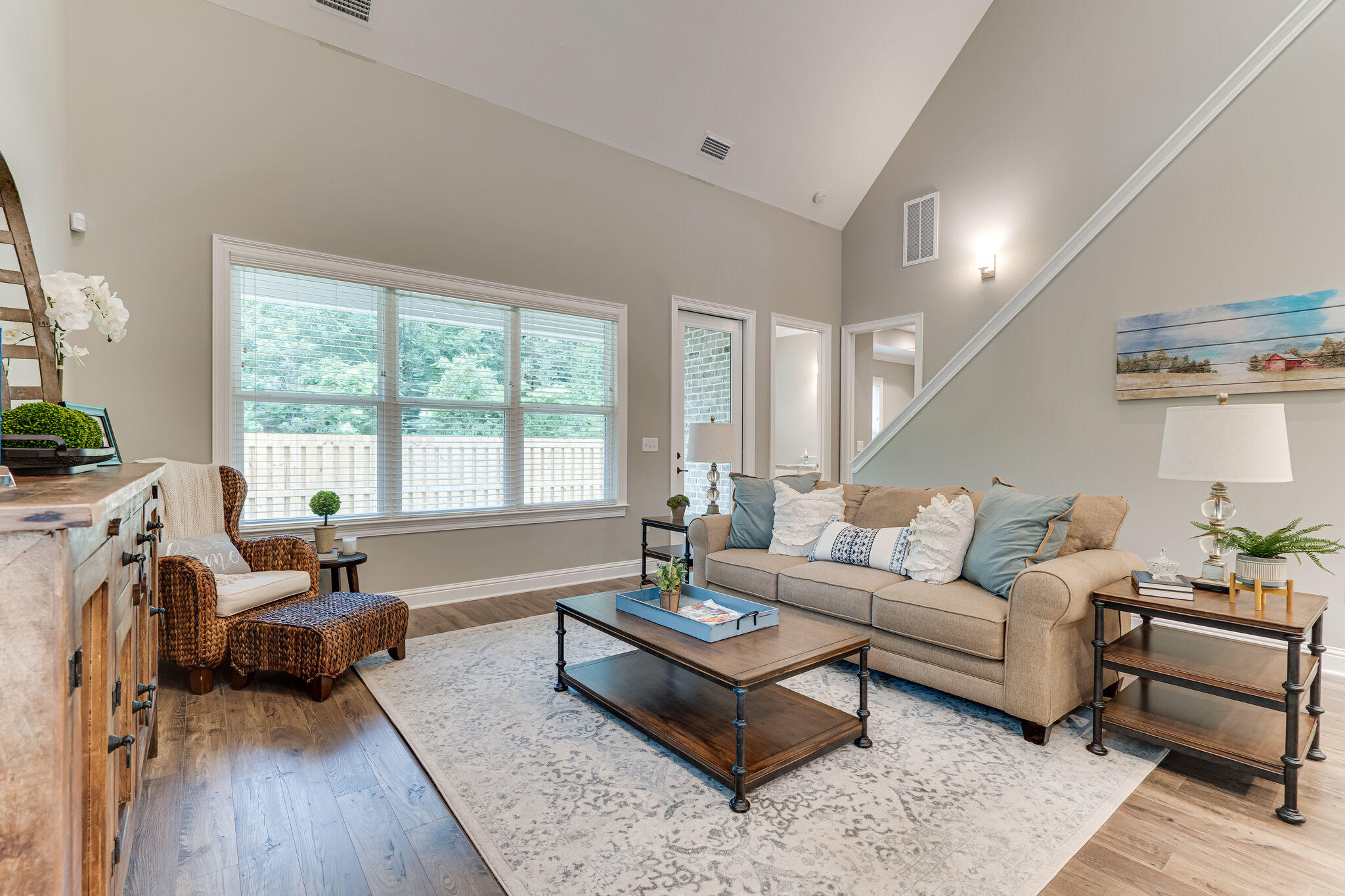 Laurel Oaks is one of the newest communities in the Freeport area! Our Magnolia floor plan has 2177 sq.ft. with 4 bedrooms plus a flex room, a loft area, and 3 baths. Brick exterior, low e-vinyl windows, covered entry, rear covered lanai, 2 car garage, and landscaping package with automatic sprinkler system are just a few of the exterior finishes on the home. Interior finishes include 9 ft ceilings, laminate, tile, and carpet floor coverings, brushed nickel fixtures, double vanity and walk-in closet in the master bath, and granite counter tops. Some of the upgrades include 8' interior doors, large 3x5 tiled shower in the Master Bath with dual shower heads, crown molding and cased windows in most of the home, floor plug in the family room, laminate in the flex room, upgraded granite in the