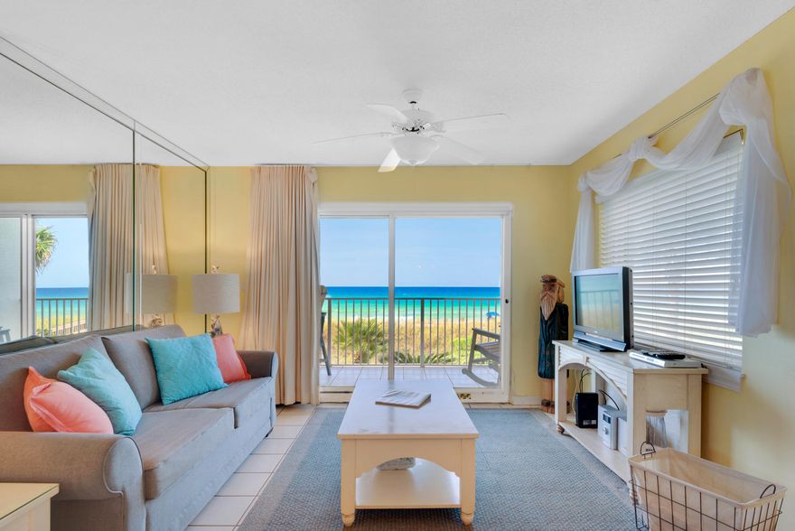 Now Available!! This 2 bedroom, 2 bath unit is the perfect Emerald Coast vacation rental or beach home. It comes turn-key ready and fully furnished. Summerlin is an upscale, low-density complex well designed for convenience and enjoyment of it's superb location- a few steps from the pristine, uncrowded coastline of highly desired Okaloosa Island. The first floor in this complex is elevated above ground-level parking, so the gorgeous Gulf views abound from the living room, kitchen, master suite and spacious balcony. This unit features tile floors, laundry room, stainless appliances and fold-down bunks for additional guests. A rare opportunity to own one of the best on the beach! Schedule a private showing today!