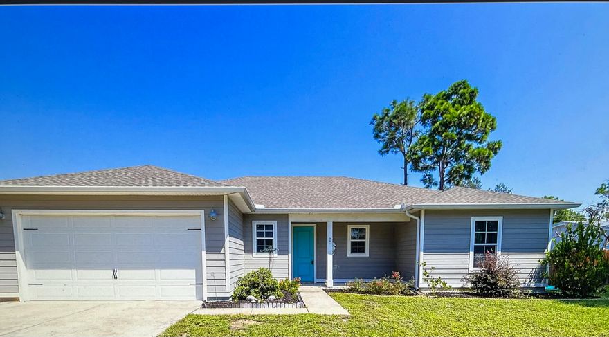Motivated Sellers! Incredible opportunity to own a stunning Santa Rosa Beach home with no HOA, flood zone X and built in 2019 by Corbin Ousley. Just minutes from pristine beaches, shopping, and restaurants, this home features an open floor plan, granite countertops, stainless steel appliances, and refined finishes throughout. Enjoy peace of mind with hurricane-impact windows, a storm-rated roof, gutters, and a security system. The 4-bedroom layout plus a dedicated office, and the washer, dryer, and fridge are included. The spacious fenced yard is perfect for pets, kids, and gatherings. A rare find with tons of potential!