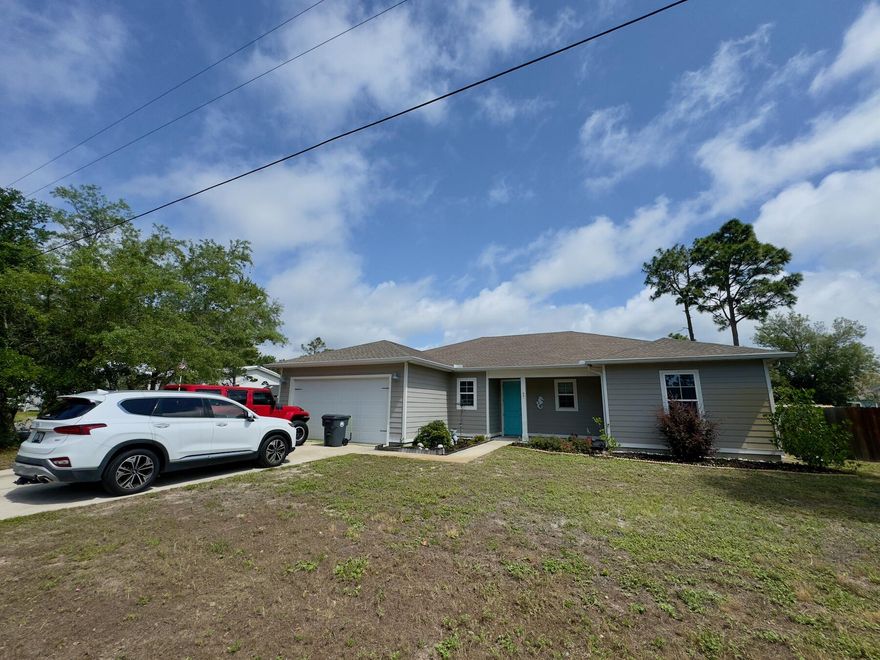 Incredible opportunity to own a stunning Santa Rosa Beach home with no HOA in one our most desirable coastal communities! Built in 2019, and perfectly situated to pristine beaches, vibrant shopping, delectable restaurants, this home is at the heart of everything the area offers. Inside, you'll find an open floor plan, elegant granite countertops, sleek stainless steel appliances, thoughtfully designed spaces, and meticulous attention to detail in every finish. The expansive yard is a dream for kids, pets, and unforgettable family gatherings. This home is a rare find offered at a fantastic deal that requires a little bit of sweat equity to make it your own.