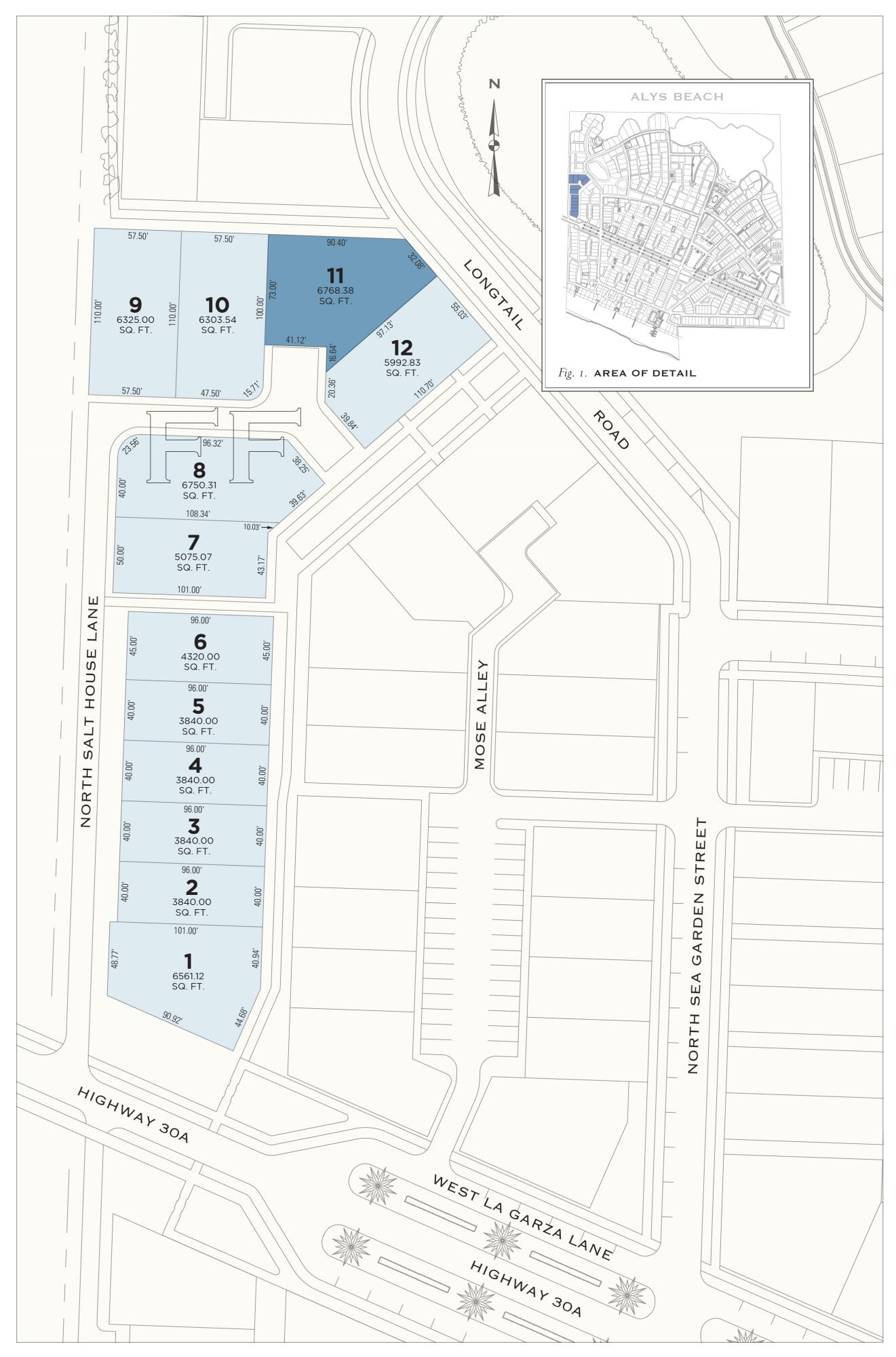 Large custom corner homesite located North of 30A within close proximity to the new Silva amenity that is currently under construction.