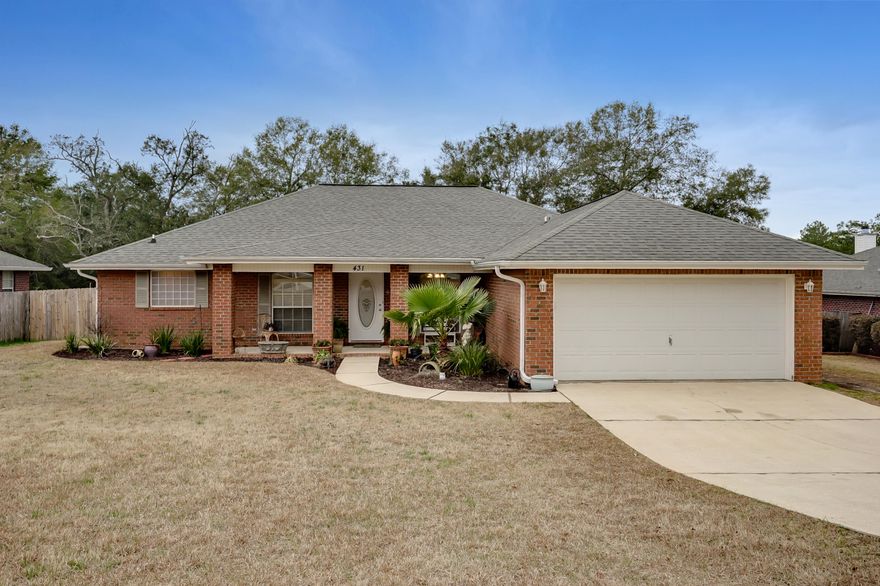3BR 2BA Move In Ready All brick home in Old Bethel Estates with office/bonus room and formal dining. This spacious split floor plan offers plenty of space w/ large living area w/ cathedral ceiling, eat in kitchen, office/bonus room, formal dining and laundry room. The master suite offers his and her walk-in closets, garden tub shower combo, double vanity and nice sized linen closet. Home also has NEW (2020) wood like LVP flooring thoughout the entry, living area, formal dining, kitchen, laundry and hallways. In the kitchen you will find NEW microwave and dishwasher. Outside you will find a large privacy fenced backyard with firepit, a whole home generator w/ 2 120lb. propane tanks and a fixed raised garden. This home will not last long so don't wait, Call today to schedule a showing.