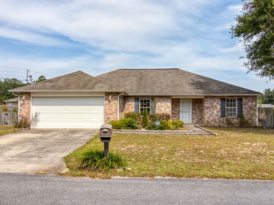Available Now! This very well maintained home is located off 90W in Crestview  The home features wood laminate floors throughout, Florida room, laundry room, dining room, eat-in kitchen with breakfast bar. Appliances include Refrigerator, double oven, microwave, and dishwasher. The master bathroom has large walk-in closet and separate shower and bathtub. Off the Florida room is a covered patio and fenced in yard.