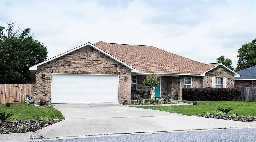 Welcome to your new home! You will be amazed at the most exquisite sunset view in Crestview with this beautiful home located in Old Bethel Estates. This all brick, turn-key, home has a great floorplan with many tasteful updates throughout including gorgeous granite kitchen counter-tops with bead-board backsplash, ceramic tiled floors, recessed lighting and breakfast bar. Upgraded vinyl plank flooring and board and batten walls adorn the guest bath. The open concept dining and family area is perfect for family gatherings with the family room boasting a beautiful vaulted ceiling and plenty of natural light. A split bedroom design, this homes master bedroom is spacious, has tray ceilings, a large master bath with garden tub and separate shower with large walk-in closet.