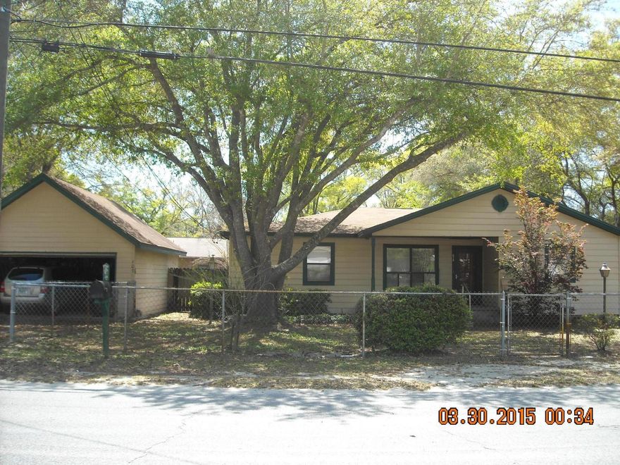 Spacious 5 bedroom, 2 bath home sits on large shaded lot. New kitchen featuring sinks, cabinets, granite counter tops, pantry and lighting. New ceiling tiles in 3 bedrooms. New master and guest bath to include vanity, shower, sink, flooring and lighting. Glassed in back porch. Detached 2 car garage with extra storage space. Security system in place. This home is centrally located and close to schools,shopping,restaurants,and military bases.