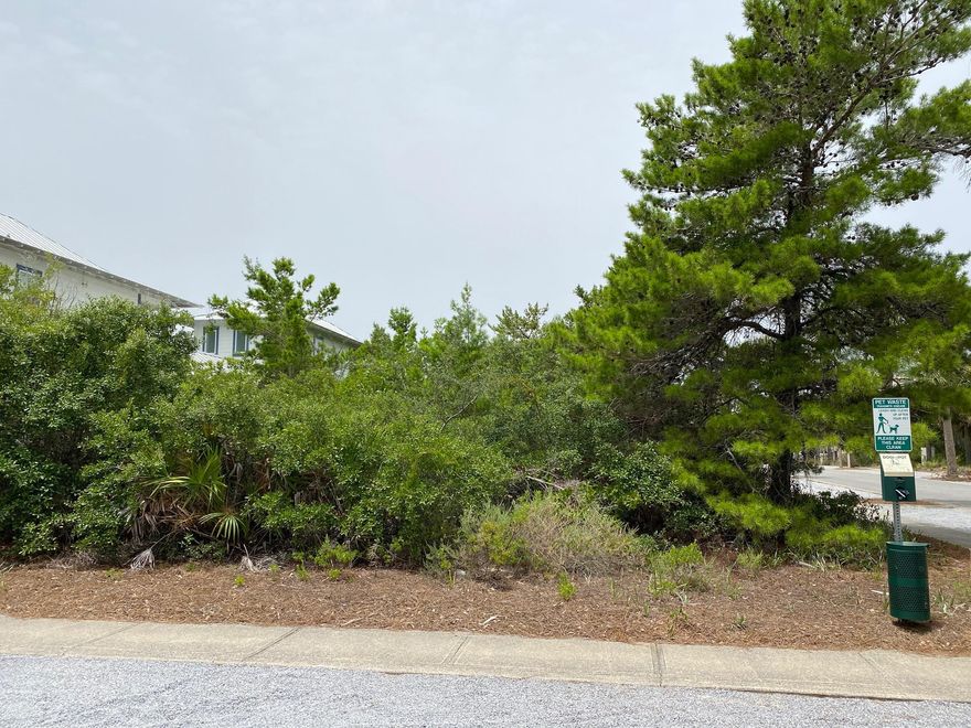 Nice sized corner lot in Seacrest Beach. Build your perfect beach home and enjoy the wonderful amenities in Seacrest Beach. Huge lagoon pool and tram to the beach.