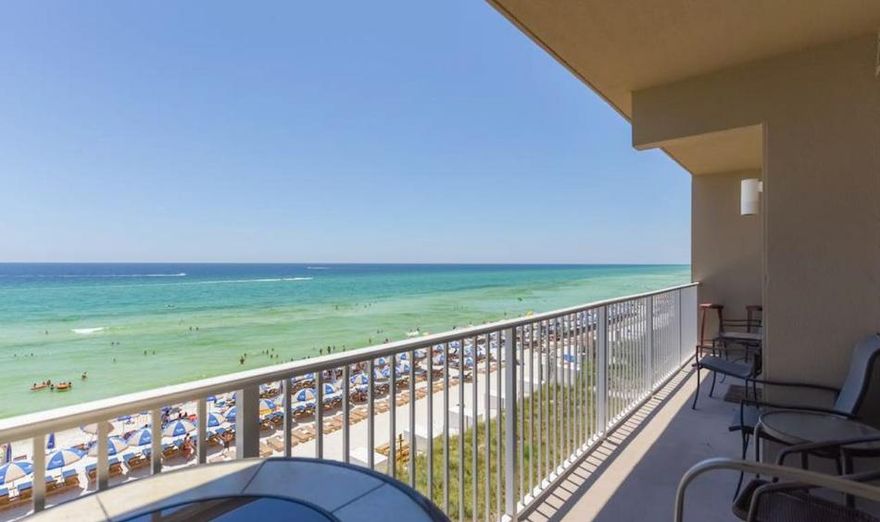 Avoid getting on elevators!! Don't miss out on this low floor, move-in/rental ready 1 bedroom condo featuring the master bedroom on the gulf! 923 sq ft of pure gulf front comfort with open living concept and tropical dcor, the unit also has a bunk room with French doors(double bed on bottom bunk), easily sleeping 6-7 guests! Unit highlights include incredible views of the Gulf from the floor to ceiling glass sliding doors in living are and master bedroom, tile flooring throughout, major kitchen appliances, updated lighting fixtures and much more! With there not being much inventory, don't miss out on this one! Contact us today to see this Unit today!