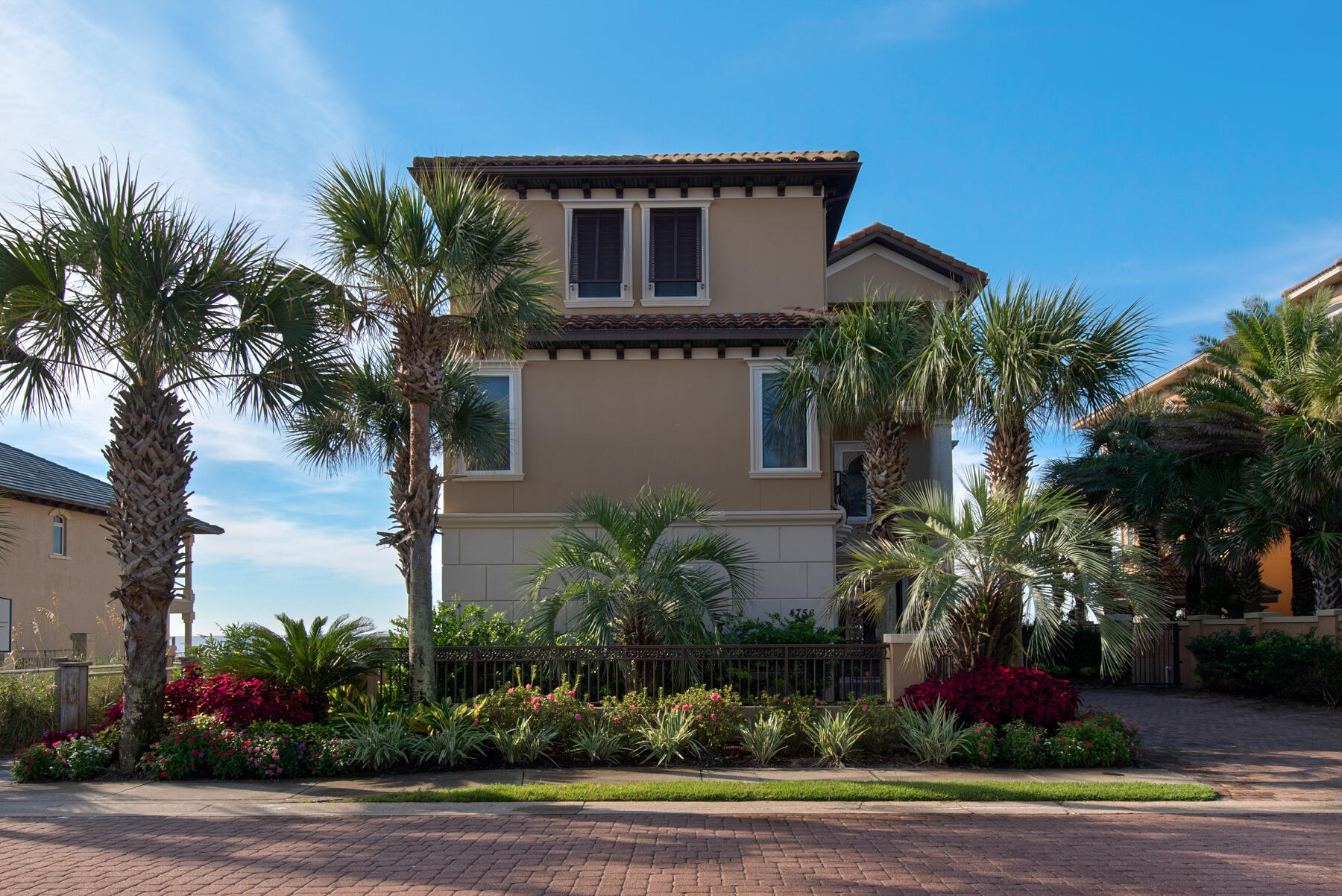 Welcome to 4756 Ocean Blvd in the Exclusive Destiny By The Sea.  This Stunning Gulf Front Home is a One of A Kind Master Piece. Located on one of the Larger Gulf Front Lots in Destiny By The Sea, this home is a Beautiful 7 Bedroom, 8 Bath, Movie Theatre, Wine Room, Private Pool, Outdoor Kitchen, Private Owners Gated Entry on the Beach, Elevator, Outdoor Kitchen and the list goes on and on.  This Home is what dreams are made from.