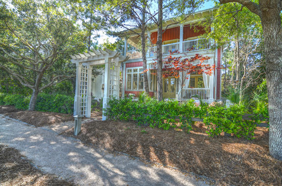 Bring your design savvy buyers to this one! HGTV featured home, every room of this unique home is detailed to surround you in layers of texture and design. Superior architectural detail is everywhere in this stunning and dramatic home. Upgrades include, high end designer fixtures and lighting, imported hardwood floors from France, vaulted ceilings, large kit.island, Viking Appl, custom high end cabinetry, french doors that open to a fabulous outdoor area fronting Wood Fern Park with a custom wood burning fireplace and a separate gas fire-pit, fully enclosed outdoor shower. One of 3 large master suites is located on the 1st floor with two more additional masters located on the second floor along with an additional loft/media space, expansive upper deck overlooing the park.