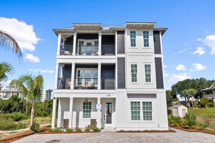 This 8-bedroom knockout home was just completed in September of 2023 and is going to be a RENTAL GIANT with over $335,000 in gross rental revenue projections for 2024!  This home will easily differentiate from others on the market when you see how it was professionally designed and loaded with high-end finishes throughout! No expense was spared and the highlight reel goes on for days featuring a Wolf Range, Liebherr Fridge/Freezer, panel-ready U-line Ice Maker and wet bar Fridge, Wolf Built-in Microwave, Asko panel-ready Dishwasher, Franke Fireclay sink, White Oak trimmed custom Venetian Plaster Hood, Brizo Plumbing Fixtures, custom White Oak Cabinets, Waterfall Quartz kitchen countertops, Shiplap living room walls, high-end chandeliers/pendant lights, Luxury Vinyl White Oak Flooring,... Dining Room Wet Bar, bathroom tile packages that rival any home in the area, 8 bedrooms, each with an ensuite full bathroom, a large open concept entertaining area on the first floor with a wrap-around kitchen island, quartz countertops throughout, a second floor entertaining/bunk area perfect for the kids, and a backyard entertaining area perfect for escaping the beach to enjoy the large private heated pool and spa! When you do your homework, this property will have to be at the top of the list, as it truly checks all the boxes and will set the bar for the others to look up to. Call today for more information or your private viewing of this stunning rental beast!


