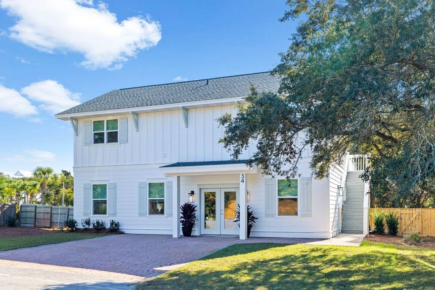 Located south of 30A and just a short stroll (under 0.25 miles) to the Gulfview Heights beach access, 34 Buddy Street is a prime income-producing property with impressive rental numbers already rolling in for 2025. This versatile 6-bedroom + bunk room, 5-bath home is designed with flexibility and rental potential in mind, offering two separate lockout units--ideal for maximizing occupancy and privacy. The downstairs unit features 2 bedrooms, 3 full baths, a bunk room, and a full kitchenperfect for families or groups. Upstairs, you'll find 4 additional bedrooms, 2 full baths, another full kitchen, and plenty of space to relax and unwind.

Enjoy the Florida sun in the private backyard pool, or walk to the sugar-white sands and turquoise waters of the Gulf in minutes. Whether you're looking for a full-time residence, vacation retreat, or a short-term rental powerhouse, this home checks all the boxes.

Don't miss this turnkey investment opportunity south of 30A with strong rental performance and unbeatable beach access.