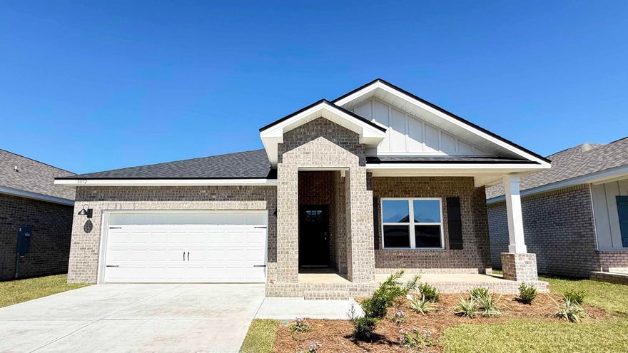 Ask us about our current incentive rates and closing cost assistance! Blackwater Reserve is a Brand NEW community featuring a beautiful community pool, Lazy River and Pickle Ball. The 'BEAU' model is a highly desirable open concept floorplan, 9 ft. ceilings, built-in lighting and a fabulous layout for relaxed living, 4 bedrooms, 2 bathrooms, 2-car garage, covered patio & the 'Smart Home Connect 'System with a variety of convenient Smart Home devices. NICE open living room with the dining area open to the kitchen & living room with lots of windows for natural lighting. The well-designed open kitchen includes stainless steel appliances, a smooth-top range, built-in microwave, gorgeous quartz countertops, quiet dishwasher, corner pantry, and island bar,