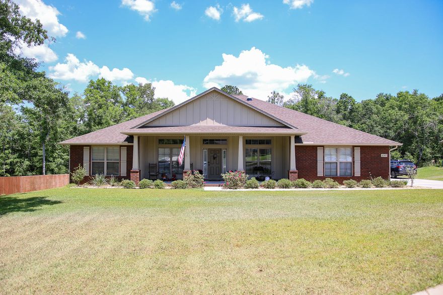 Fabulous 4 bedroom, 3 bath, 3054 SF home on a 1/2 acre lot in the lovely Carnegie Hills subdivision!! This home is located on a cul-de-sac and offers a side entry 3 car garage. Home features granite countertops, stainless appliances, Maple cabinets with undercount lighting and self closing drawers, electric fireplace, wood looking vinyl plank flooring in foyer and formal dining, ceramic tile in kitchen, breakfast area, bathrooms, and laundry room. Wonderful floor plan...Master suite on right side with 3 walk-in closets, two bedroom and a bath off to the front left, and another bedroom and bath at left back side of home. Just off the foyer on the left is a study/office and formal dining on the right. Wonderful wooden deck just off Florida room that then steps down to a lovely paver pati