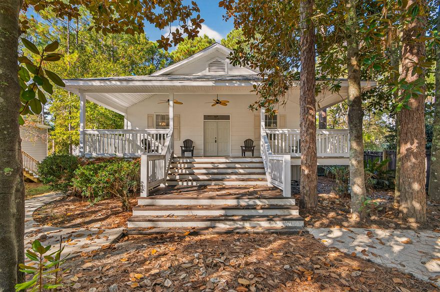 Stunning move-in ready 3 bedroom 1.5 bath cottage in desirable Santa Rosa Beach. This one-of-a-kind home features a massive front porch and wrap-around back porch, perfect for enjoying that Florida weather. As you walk in through the double doors you are greeted by an oversized foyer boasting tall ceilings and custom doors with glass accents. Formal dining space, spacious living room, plus an updated kitchen with breakfast bar. Two generously sized bedrooms and 1.5 baths can be found on the first floor, PLUS theres an additional bedroom loft, which would make an ideal office or additional sleeping area. With a new roof, updated flooring and lighting, fresh paint, and updated appliances,this one checks all of the boxes! Perfect for a family home, second home, or AirBNB!