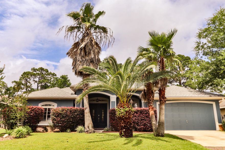 Beautiful home in sought-after Chardonnay Estates. As you enter this home you are greeted with soaring ceilings and a functional, open floor plan. Your dining room is to your right and through a hallway with a wet bar area opens up to your spacious kitchen. Tons of countertop and cabinet space. The laundry is off the kitchen with the entrance to the garage. A massive fireplace is the centerpiece of the home, separating the kitchen/dining area and the lavishly spaced living area. The two additional bedrooms are off the foyer, with a Jack and Jill bathroom and a separate half bath on this wing of the home. The large Master Suite is off the living room with an additional entrance to the Florida Room. The master bathroom has a separate shower, garden tub, and his and her vanities. There is a Florida Room from the living area and French doors that lead you outside to your massive deck. Plenty of room for a grill, patio set, and a hot tub. Stairs guide you to your fenced-in backyard. Tons of room for play-sets, a trampoline, or even a batting cage area; definitely a backyard for the active family!