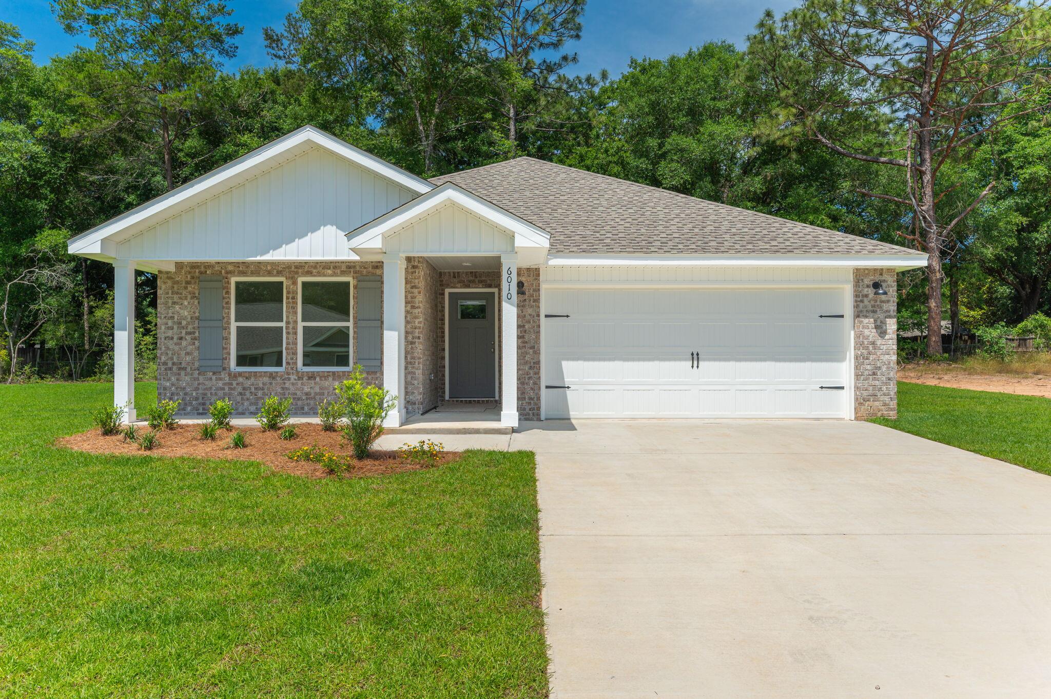 BRAND NEW & WAITING FOR NEW OWNER - New S/D, NO HOA, Irrigation in place, privacy fence across the back. Popular Maybell floor plan has great foyer opening to family/dining/kitchen area. Luxury vinyl plank flooring in common areas, carpet in bedrooms. Front and rear porches for relaxing, bar seating at work island, corner pantry, stainless-steel appliances, recessed lighting and ceiling fans throughout. One beautiful cul-de-sac street with underground power as well. Call to see today.