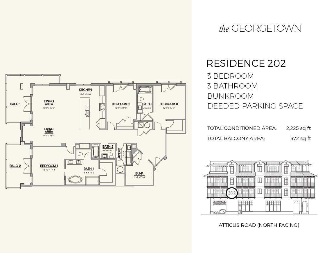 Rosemary Beach, The Georgetown - Residential