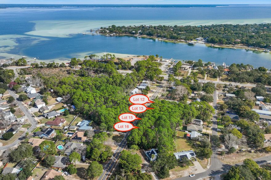 Four lots with no HOA located in the heart of Destin just steps to Joe's Bayou boat launch and minutes to the harbor, Destin Elementary School, and all of the shopping, restaurants, and beaches that this area is famous for. Seller financing is available. Wetlands are present on the lot, wetland mitigation has already been performed, buyer will need to apply for new State 404 wetland permit. The lots can be purchased individually as well if desired. Buyer to please verify all information contained herein.