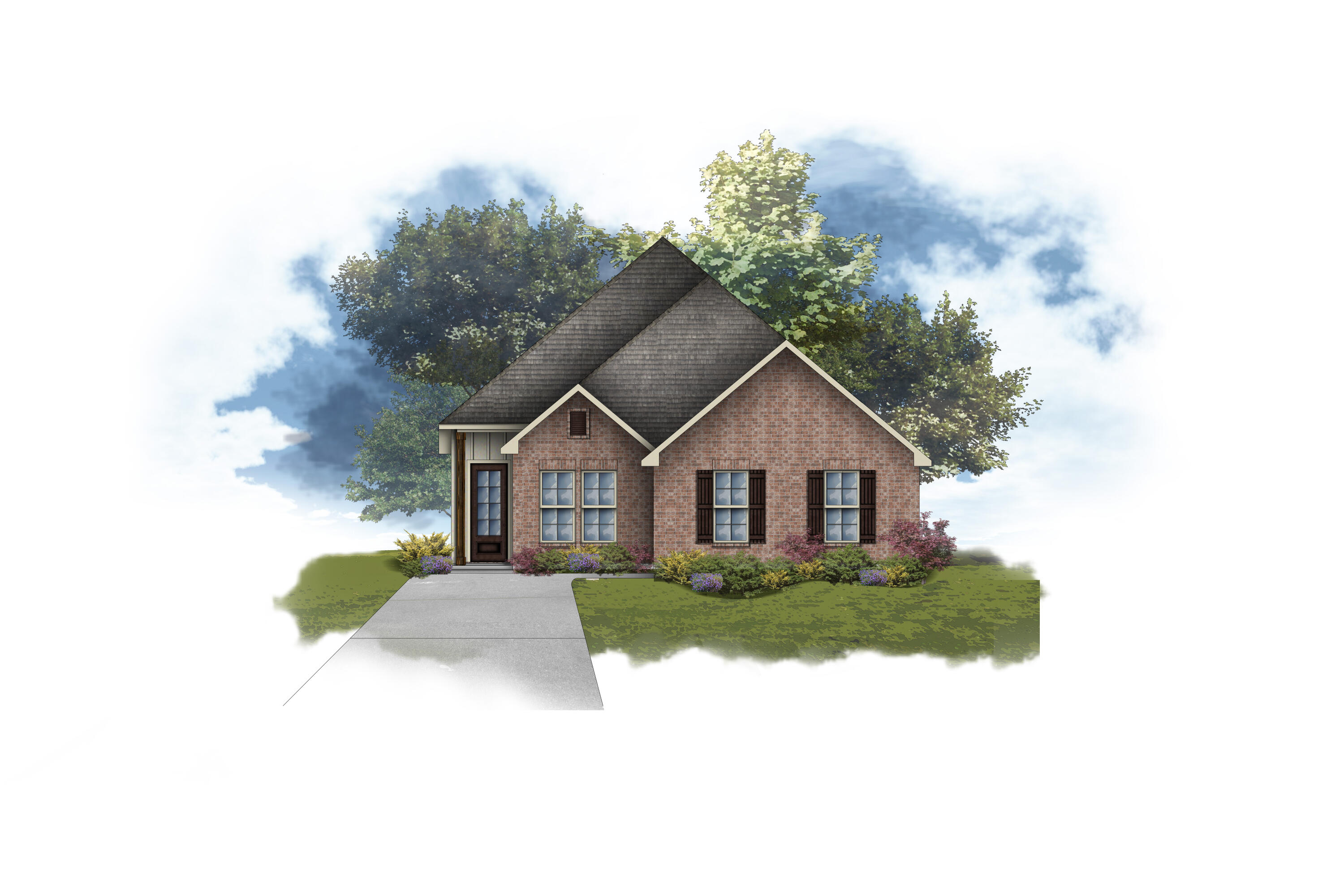 Awesome builder rate plus FREE refrigerator. Restrictions apply.The AUBRY III G in Natureview community offers a 4 bedroom, 2 full bathroom, open design. Upgrades added (list attached). Special Features: double vanity, garden tub, separate custom tiled shower, and walk-in closet in master bath, tray ceiling in master bed, walk-in pantry, covered rear patio, undermount sinks, LED lighting, crown molding, ceiling fans in living and master, framed mirrors in all baths, smart connect WIFI thermostat, smoke and carbon monoxide detectors, landscaping, architectural 30-year shingles, flood lights, and more!Energy Efficient Features: water heater, electric kitchen appliance package, vinyl low E windows, and more! Energy Star Partner.
