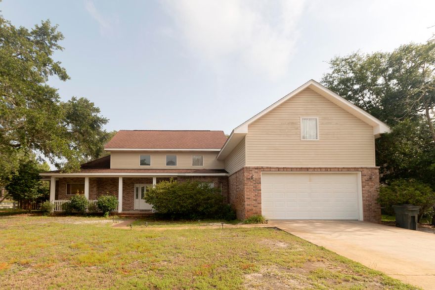 Contractors Dream.  This amazing home has been gutted and is ready for you to build it out to your liking.  Large, freshly painted, 4BR/2.5Bath home on .40 acre corner lot.  As you enter the home you are greeted with vaulted ceiling and a large opened living space.  The living room features a fireplace and access to the large, fenced backyard.  The master bedroom features trayed ceiling, walk-in closet and nice sized bathroom.  There are 2 additional bedrooms on the first floor & a full bath.  Upstairs you will find a half bath and a large bonus room/bedroom.  Other features include a 2-car garage and a yard building.  This home is ready for you to put your final touches on it.