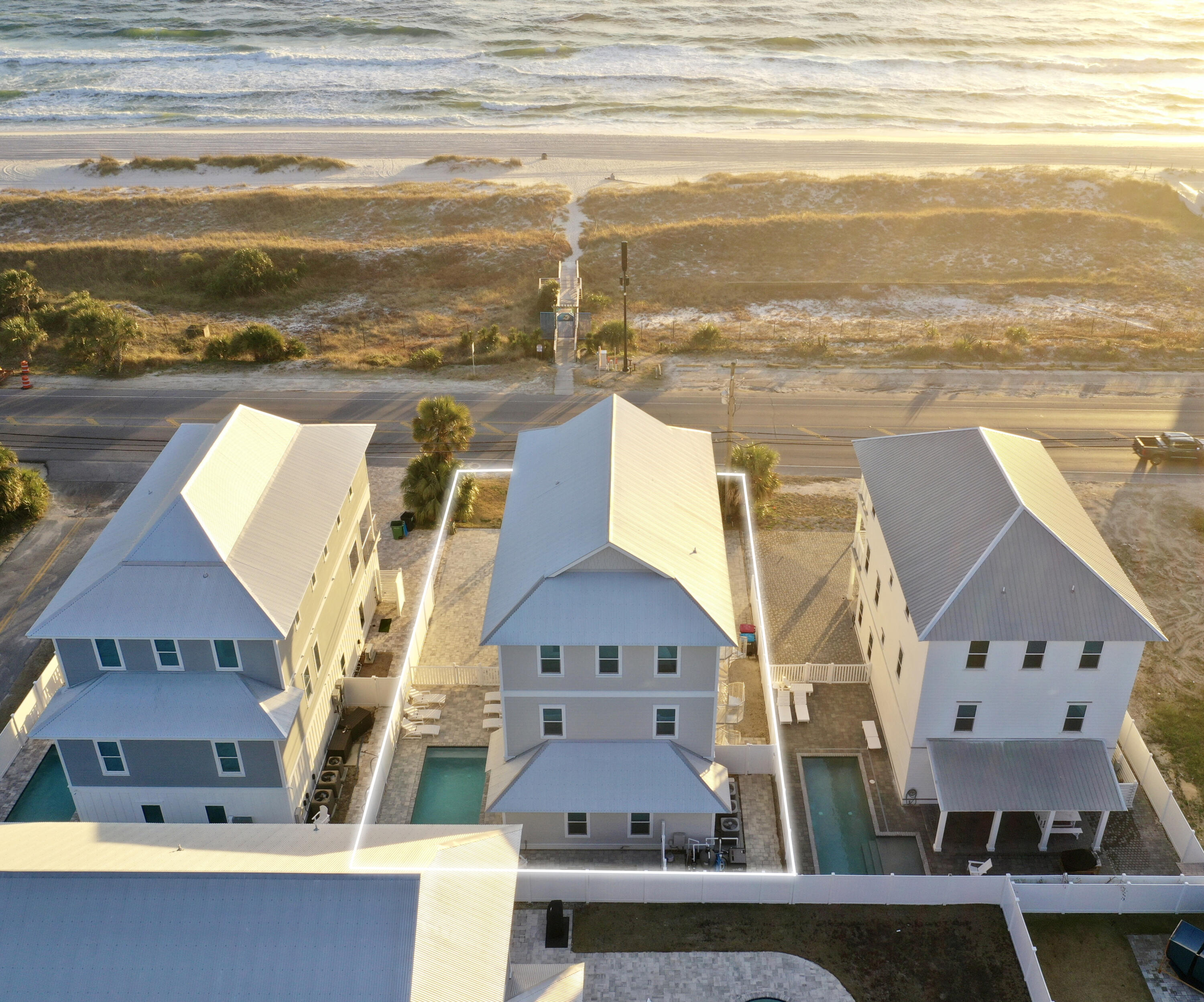 Discover Gulf Front Elegance at Bid-a-Wee Beach - A Luxurious Retreat Awaits. Step into a world where luxury meets the serene beauty of the Gulf of Mexico at this exquisite gulf-front home, offering unparalleled views and direct access to the pristine white sands of Bid-a-Wee Beach. Designed with the discerning family in mind, this home is a sanctuary of relaxation and entertainment, where every detail caters to a life well-lived. Opulent Living Spaces: A Blend of Comfort and Elegance Spanning approximately 4,390 square feet, this majestic residence features 6 bedrooms and 6.5 bathrooms, each meticulously crafted with luxury finishes and designed to offer an oasis of comfort. The massive 600ft bunk/rec room promises endless family fun, creating a perfect blend of lavish living and playful