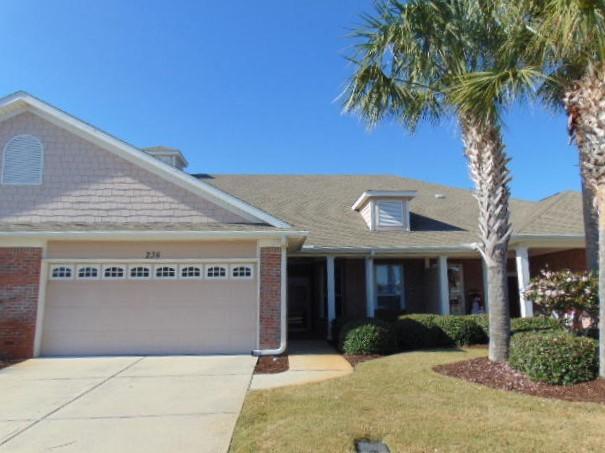 Highly sought after townhome located in Diamond Lakes. All on one level with a double car garage. There are three bedrooms, two bath rooms and a lovely screened in back porch. The living room has a gas fireplace with a nice wood surround and shelving. The spacious kitchen provides ample room for several cooks. The beach is less than a mile. Diamond Lakes offers a community pool and lawn care services. The HOA covers roof repairs, termite baits, pest control, landscaping, pool, irrigation and trash dumpster. HVAC has been recently replaced. Dimensions deemed reliable but buyer to verify.
