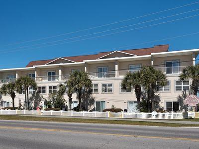 Stunning 4 bedroom, 4 bath, one car garage Townhouse, directly across the street from the beach. Waterviews from upper floor. Deeded beach access. Will be sold Turn Key Ready for investors looking for a large, desirable beach rental. Would also make an awesome residence for those who want to be close to the beach. The entire residence has been tastefully updated and will please the most discriminating buyer. There will be no regrets making this your primary or second home! Low association fees will maximize your profits and keep your expenses down. All measurements are approximates and buyer must do his own due diligence to satisfy himself as to the square footages. Buyer will be required to honor any bookings made prior to closing.