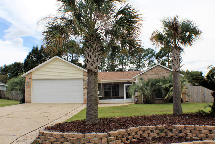 Great home with many upgrades in one of the most sought after areas of Crestview!!! Countryview/Northview Estates! Well maintained and comes with one year home warranty! New roof 2018, new heat pump/HVAC 2017, bamboo and tile flooring through out, epoxy finished garage floor, hurricane brace for garage door, insulated garage door, garage is air conditioned, whole house wired with Cat 5E ethernet cable, switch rack installed, internet connected thermostat & garage door opener(with battery backup), ADT motion and fire security system, on demand, tankless hot water heater, surround sound 7.1 wiring installed, kitchen has LED under-cabinet lighting, gas range with dual ovens (one is convection, stainless steel over range hood/vent, large covered patio, office has kegerator slot, large shed/workshop fully insulated, wired, plumbed, and heated and cooled. lawn mover, weed eater, and yard tools do not convey.