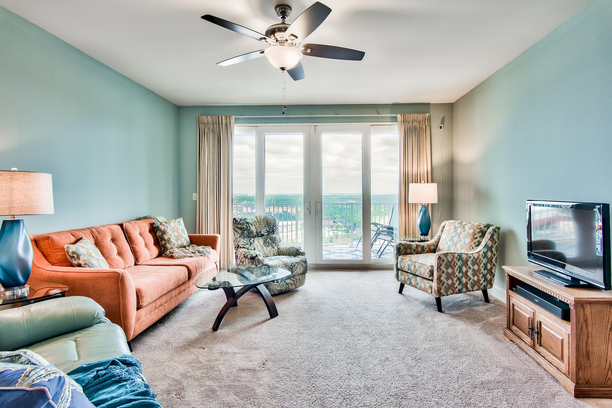 Have You Been Waiting For The PERFECT Investment Property? Well...Wait No Longer! This Nonrental Fully Furnished Residence Features 2BR+Bunk, 2 Full Baths, Granite Countertops, Full Applianced Kitchen With Breakfast Bar, Dining Area, Living Room, Large Balcony That Overlooks The Lake With Amazing Views Of The Beautiful Fountain Shows At Laketown Wharf! This Property Is Conveniently Located On The 19th Floor & Just Steps Away From The Beach! LTW Also Features 5 Swimming Pools, Putting Green, Conv. Center & Commercial Space That Includes 3 Restaurants, Salon & Candy Shop.Call Today To Arrange Your Private Viewing Of This Amazing Condo & See For Yourself All That This Residence Has To Offer! As Always Buyer To Verify All Information Deemed Important.