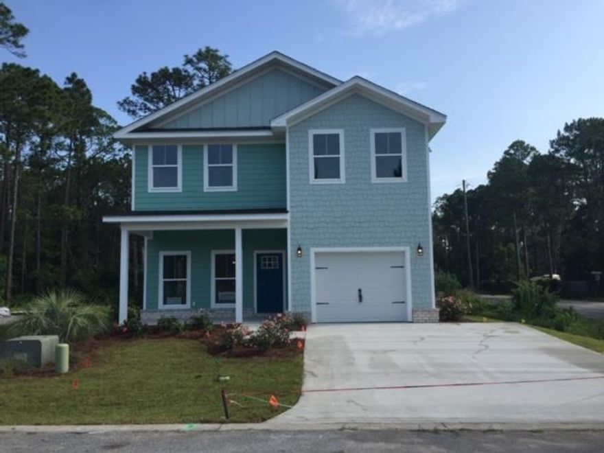 This home was the 2019 Parade of Homes 1st place winner. Hot area! This portrait of beach life starts with an exterior faade that is a true reflection of the immaculate interior and the life you want to live. From the covered front porch to the low maintenance fibercement sidingenjoy a Beach style interior with 9 to 12 foot ceilings, crown molding, recessed lighting, and premium appliances. Cute two story open plan. Very flexible space downstairs. Home loaded with upgrades. Quartz countertops, Porcelain kitchen sink, Wood look tile, White cabinets, Bead board wrap on island, backsplash in kitchen, extra parking space, etc. On Church Street. Right off of Hwy 98. Great location. Very private. New community. Fence to be installed on property line along Church Street.