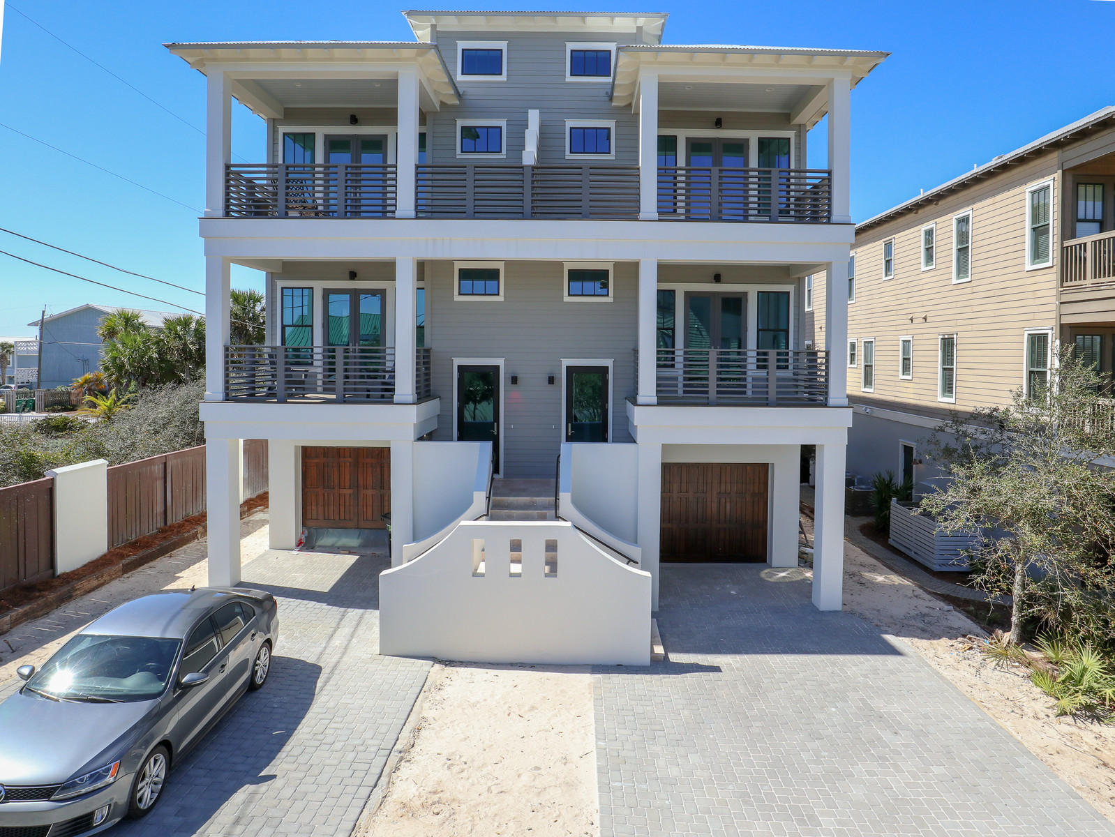 STUNNING!! New construction located in Inlet Beach, only steps to beautiful beaches. Spectacular gulf views!! Three story plus tower makes this a home you don't want to miss. Elevator, gray oak flooring, custom white cabinets with professional grade appliances, shiplap walls, private pool..just a few of the many features this home boast. Excellent rental potential...makes this a home a must see.