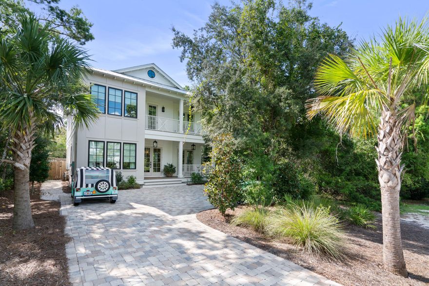 Motivated Seller - Bring All Offers! Deeded Beach Access! This lovely 5 Bedroom, 5 bath Beach Home was professionally decorated, boasts a private Saltwater Pool & Hot Tub and is offered Fully Furnished & turn key! Amazing location on the east end of 30a near multiple shops & restaurants. This wonderful home features a custom Chef's Kitchen complete with an ILVE gas range, Thermador fridge & a Pass Through Service Window to the Summer Kitchen on the back porch. Other features include Hardwood & Tile Floors throughout, Custom Window Treatments, Visual Comfort Lighting, Quartz Countertops, a large secondary Family Room on the 2nd Floor & multiple bedrooms with En Suite Baths. The large Bunk Room is spacious enough for play and is sure to please the kiddos. Privacy abounds with an adjacent preservation area & a generously sized backyard by 30a standards. You'll enjoy endless days of Summer fun and sun in both your backyard oasis as well as at the nearby Deeded Beach Access. White's Gulfview is a charming and quiet neighborhood that exudes the Old Florida Charm and the laid back lifestyle that 30a is so well known for. Imagine being tucked away in your own peaceful and private beach home with approximately 150 ft of deeded beach access nearby as well as being extremely close to all the action that East 30a has to offer in Rosemary Beach, Alys Beach, 30 Avenue & more. Schedule a Private Showing today!