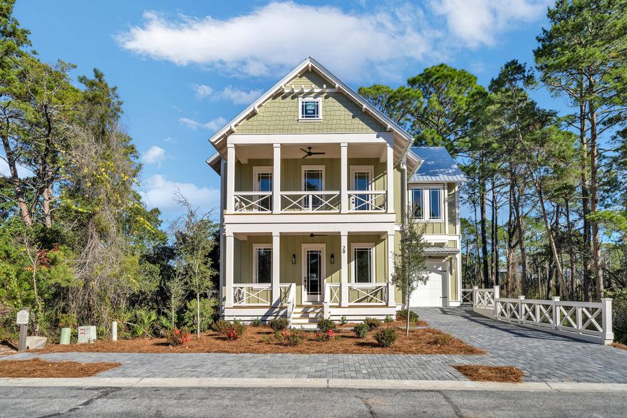 Construction Completed! Enjoy your new construction home at the beach in this highly desirable neighborhood.  Perfect for a primary residence, second home or investment property.This custom home will offer many upgrades including designer touches and custom finishes.,with a coastal modern look. Master bathroom will have beautiful white onyx tile, quartz countertops and floating vanity.Luxery vinyl plank flooring throughout the home.Along with  hurricane rated  windows and doors throughout. Enjoy sitting on the the front porch to take in those wonderful breezes. Perfect location located just off of 30A and walking distance to the white sandy beaches of the Emerald Coast.Close proximity to dining, shopping and everything that Blue Mountain Beach has to offer.