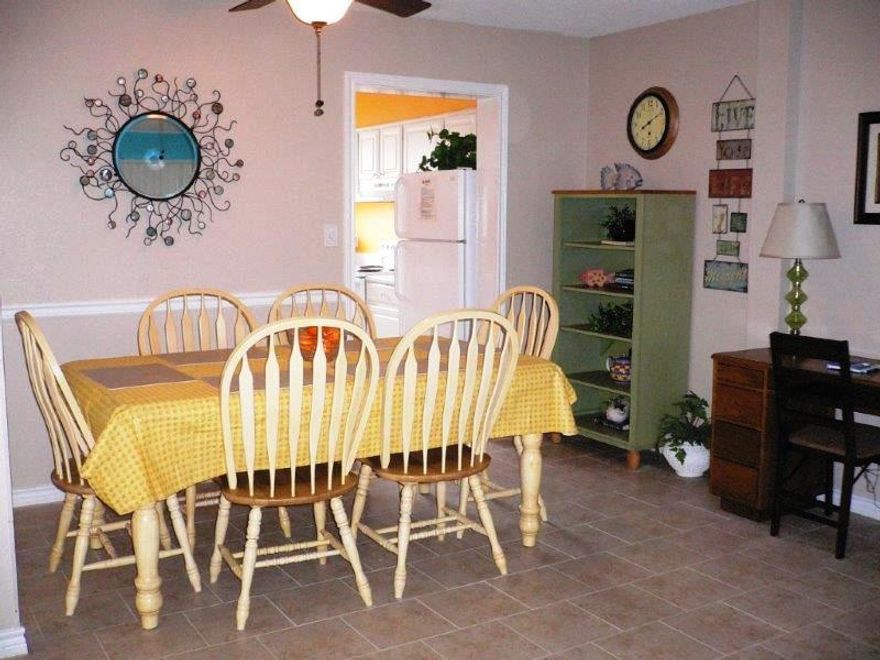 THIS BEAUTIFULLY REDECORATED CONDO COMES FULLY FURNISHED AND RENTAL READY.NEWLY TILED FLOORS, GRANITE COUNTERTOPS AND A PATIO WITH DECORATIVE PAVERS ARE JUST A FEW OF THE IMPROVEMENTS.CONVENIENTLY LOCATED IN THE HEART OF DESTIN SOUTH BAY IS A 14 ACRE FAMILY FRIENDLY RESORT WITH A 300' WHITE PRISTINE BEACH LOCATED ON THE GULF OF MEXICO. THIS UNIT IS AN END UNIT LOCATED CLOSE TO ONE OF THE TWO POOLS AND JUST A SHORT WALK TO THE BEACH. NO STREETS TO CROSS TO GET TO THE BEACH!! THIS COMMUNITY ALSO HAS TWO POOLS, TWO TENNIS COURTS AND A FISHING LAKE.