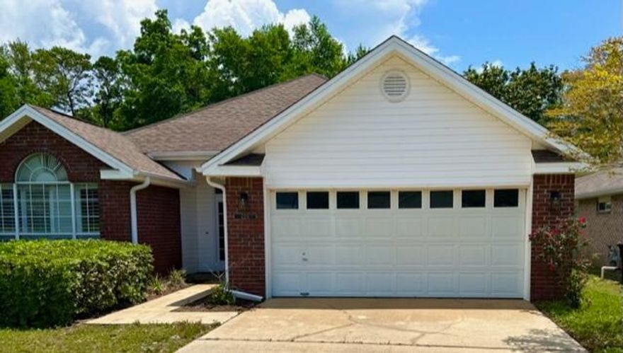 This traditional home, perfectly situated near the Bluewater Bay Marina, has been freshly painted, and it is move-in ready. 
Featuring wood floors, 12 ft ceilings, security system, cordless window blinds, 3bd, 2ba plus a flex room that can be used as an office or as secondary living space, according to your lifestyle.

The living room showcases a fireplace, it is wired for surround sound and gives you direct access to the screened in back patio. 
The kitchen is equipped with stainless steel appliances, a breakfast bar and plantation shutters.

Master bedroom ensuite encompasses a walk-in closet and a master bathroom that offers double sinks granite vanity, a custom tiled stand stand-alone shower and a garden tub.
Also featuring a fenced in backyard & 2 car garage. Pet restrictions apply. Tenant to verify all information and dimensions deemed important.
***Photos Coming Soon***