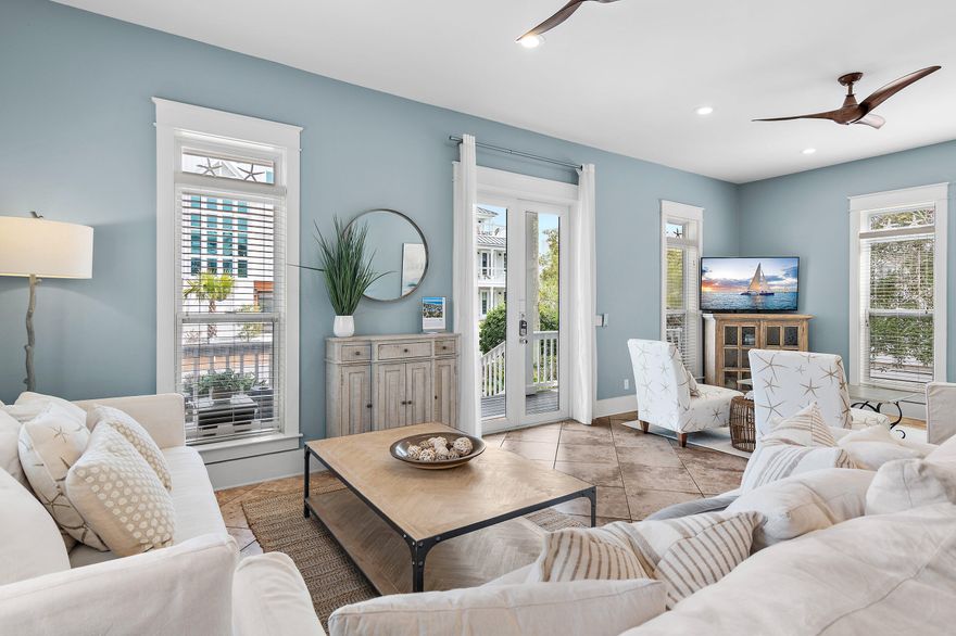 Fully refreshed and priced to sell, this Seagrove Beach retreat in Dunes Estates offers a prime opportunity for buyers looking to secure a deal south of Scenic Highway 30A. With a motivated seller and every room thoughtfully updated, this home is move-in ready and positioned to capture attention.Located just minutes from a public beach access to the sugar-white sands and emerald waters of the Gulf, the setting offers the best of 30A living -- tucked in a charming neighborhood while remaining close to the area's most loved spots. The spacious four-bedroom layout is designed for gathering and relaxation, featuring two inviting living areas, a breakfast bar, and a dining table that comfortably seats eight. The first floor includes a guest bedroom and full bath, offering convenience and flexibility for visitors.
Upstairs, the generously sized primary suite provides a private retreat, along with an additional guest bedroom and access to a covered outdoor deck -- perfect for enjoying the coastal breeze. The third floor features a bunk room with trundle, a full bathroom, and a spacious deck ideal for sunset evenings and added entertaining space.
Dunes Estates amenities include a community pool and pickleball court, enhancing the laid-back beach lifestyle.
Just moments from local favorites like Wild Olives, Local Cantina, and Old Florida Fish House, this location delivers convenience, charm, and strong investment potential.
South of 30A. Refreshed throughout. Motivated seller. Opportunity knocking.