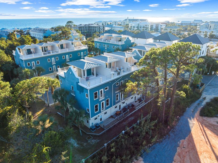 This beautifully updated 4-bedroom, 4-bath home in Coastal Dunes captures the essence of modern coastal living just steps from the beach, Shunk Gulley, and all of the shopping and dining at Gulf Place. Set within one of Santa Rosa Beach's most desirable gated enclaves, this intimate community of only 13 residences offers a rare blend of privacy, sophistication, and walkability.Inside, an open and airy layout welcomes you with abundant natural light and seamless flow between the living, dining, and kitchen areas. The chef-inspired kitchen features quartz countertops, high-end appliances, and custom cabinetry designed for both style and functionality. The spacious primary suite is a peaceful retreat with a double vanity and a soaking tub-and-shower combination, creating a spa-like experience. Secondary bedrooms feature beautifully finished bathrooms, offering flexible options for guests, a second primary suite, or a fun bunk room for the kids.

Crowning the home is a private rooftop patioan absolute highlightperfect for unwinding with Gulf views, hosting sunset dinners, or simply soaking in the coastal breeze.

Just steps away, the community pool offers a relaxing escape, completing this ideal 30A retreat where luxury and leisure meet effortlessly.